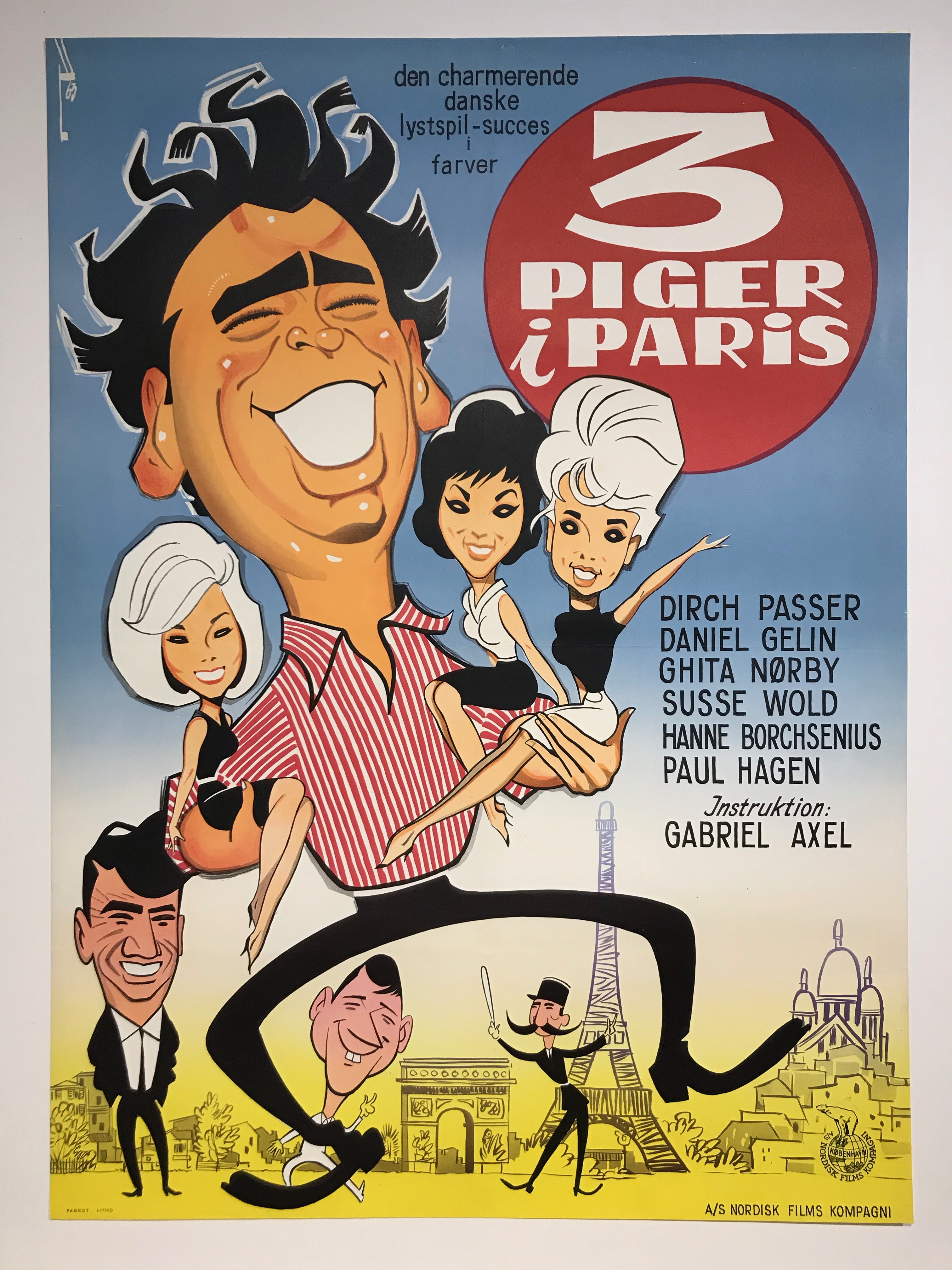 3 Piger I Paris Dirch Passer FilmPlakaten Com 3-piger-i-paris-dirch-passer-filmplakaten-com